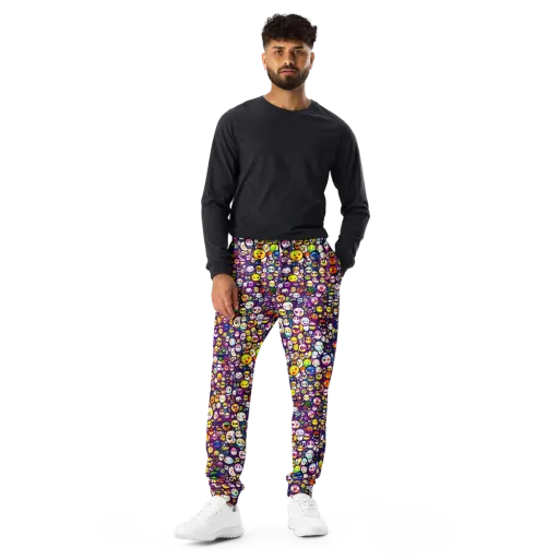 Mosaic Moods on a Men's Joggers