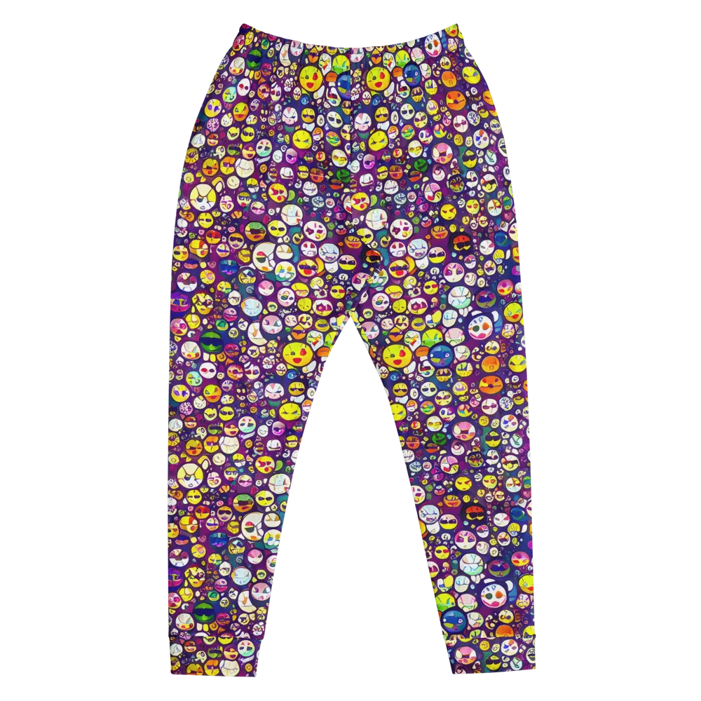 Mosaic Moods on Men's Joggers — Front