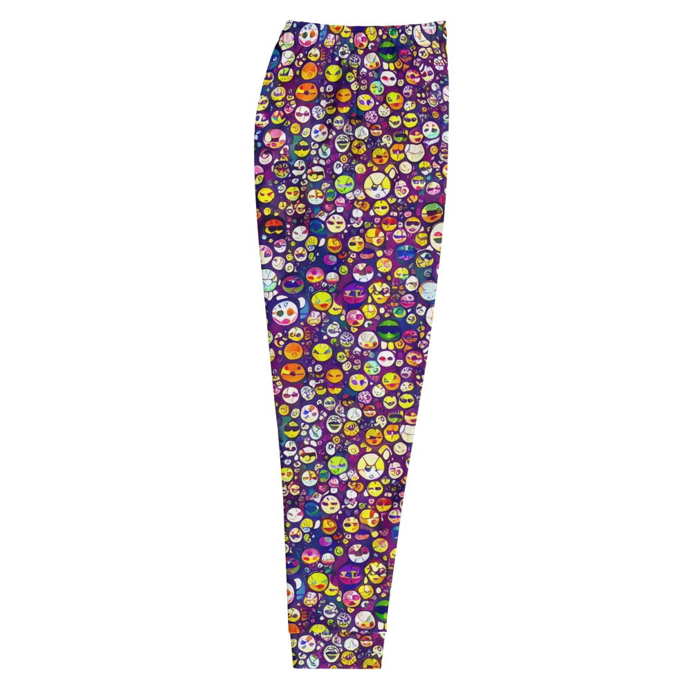 Mosaic Moods on Men's Joggers — Right
