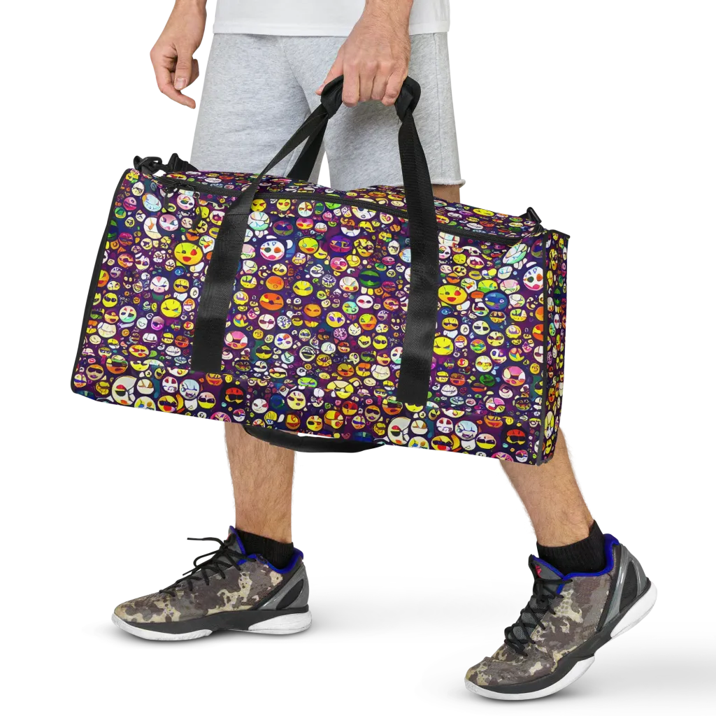 Mosaic Moods on Duffle Bag — Front