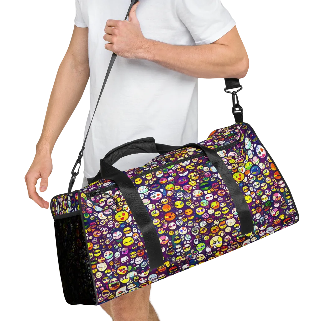 Mosaic Moods on Duffle Bag — Right Front