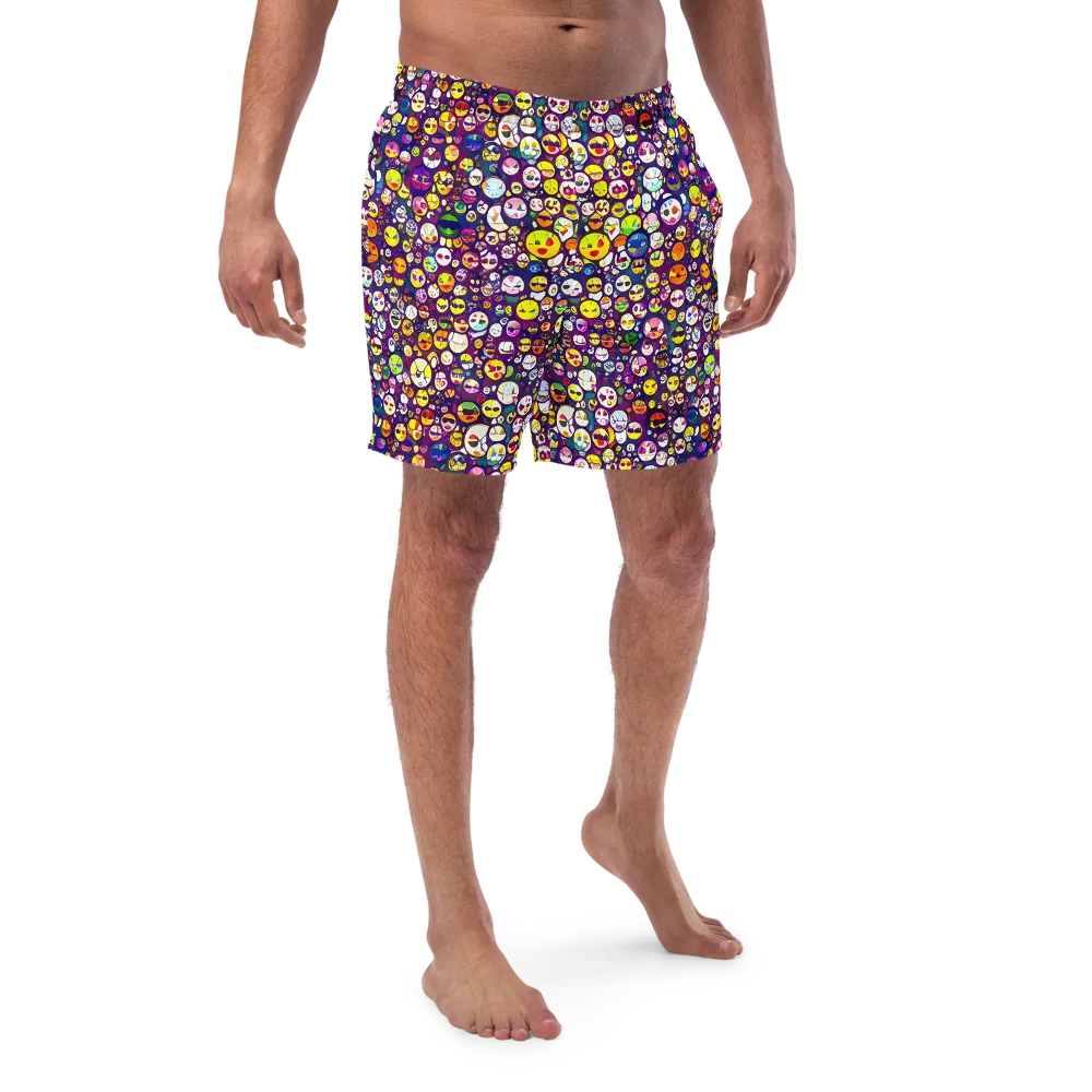 Mosaic Moods on Swim Trunks — Front