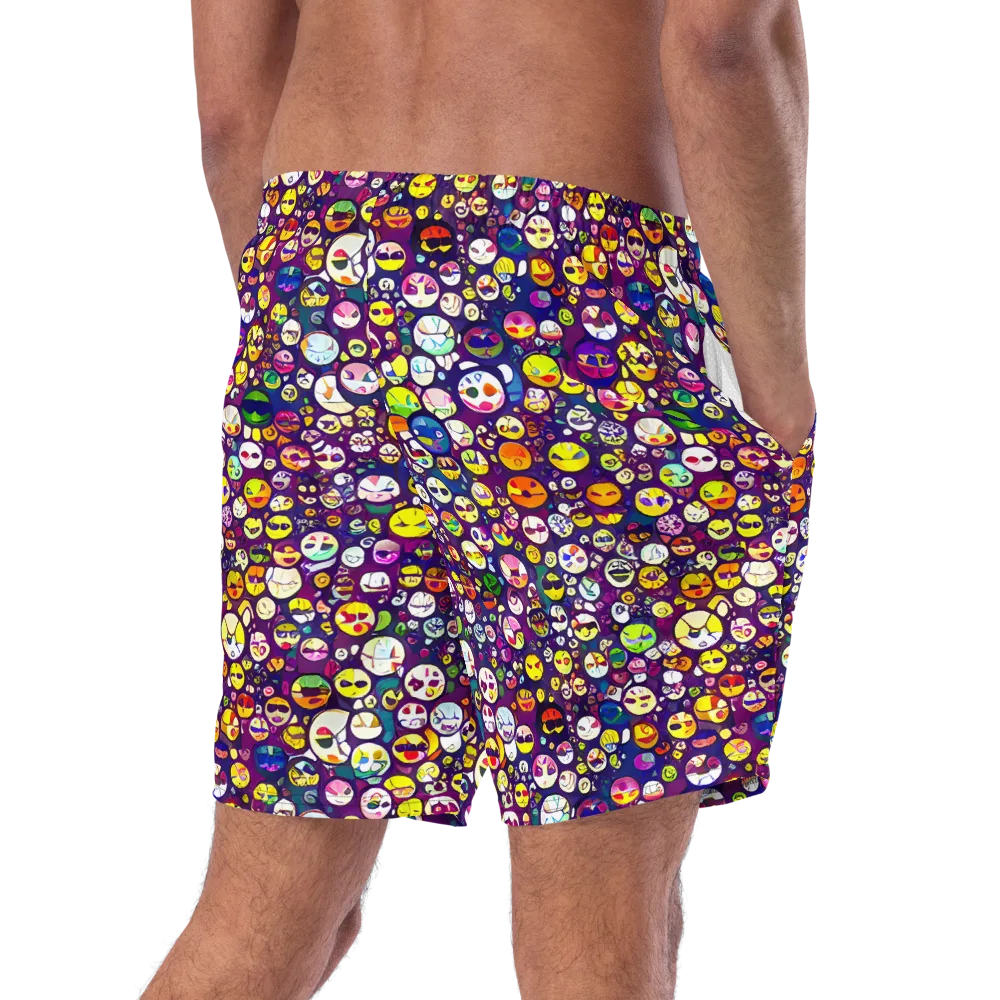 Mosaic Moods on Swim Trunks — Right Back