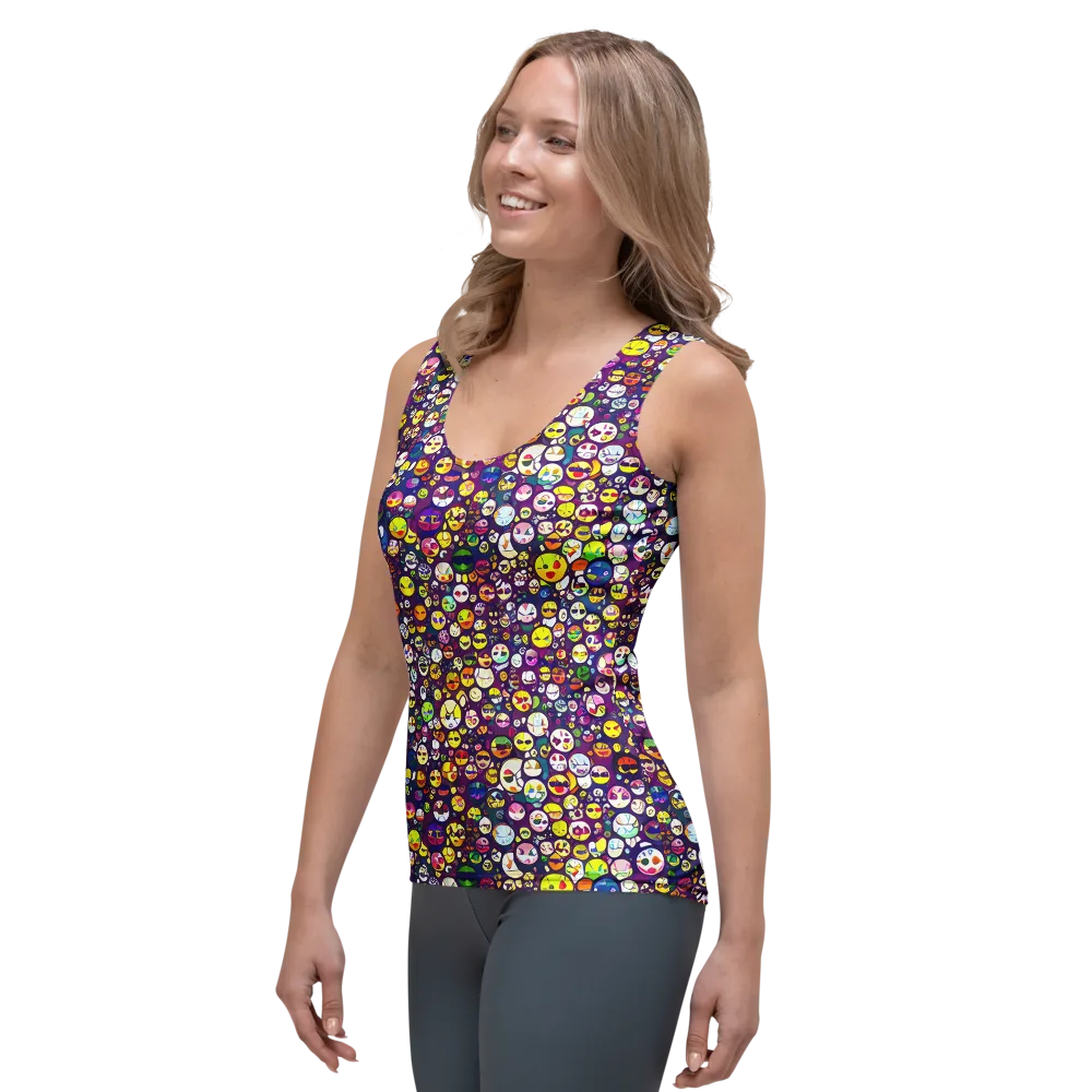 Mosaic Moods on Women's Tank Top — Left Front