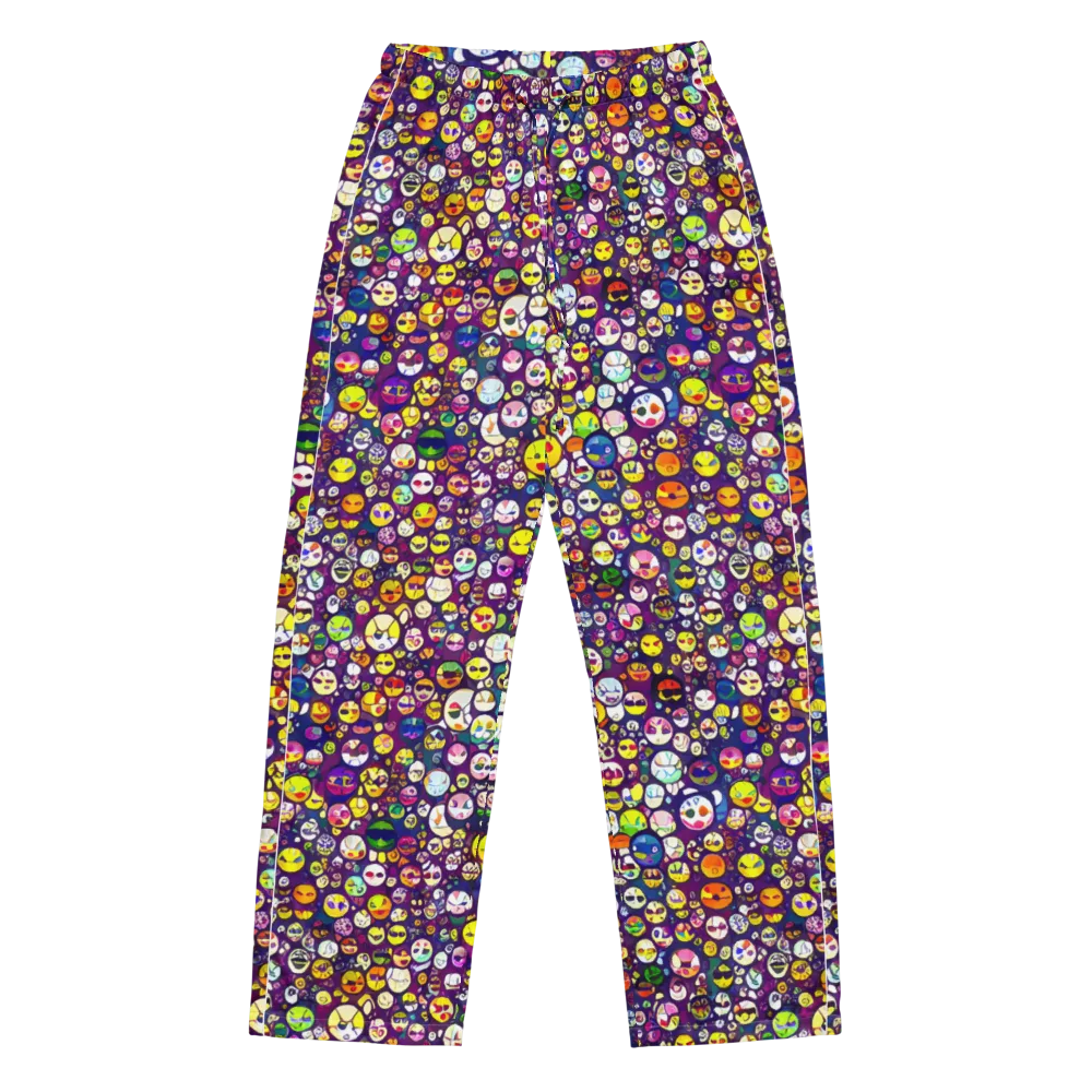 Mosaic Moods on Women's Pajama Pants — Front