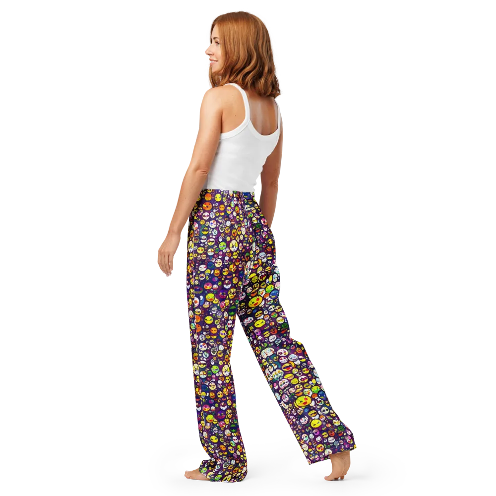 Mosaic Moods on Women's Pajama Pants — Back