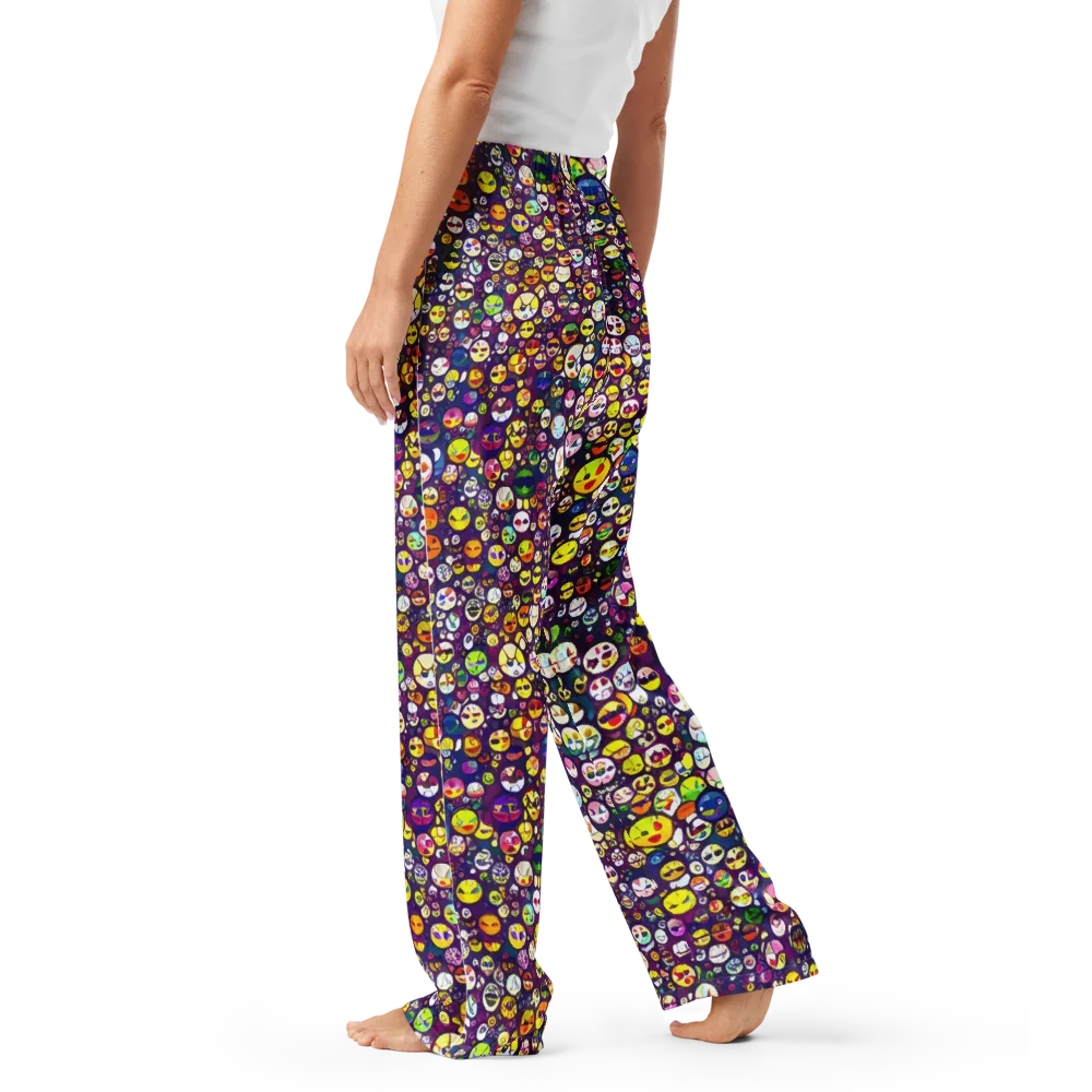 Mosaic Moods on Women's Pajama Pants — Left