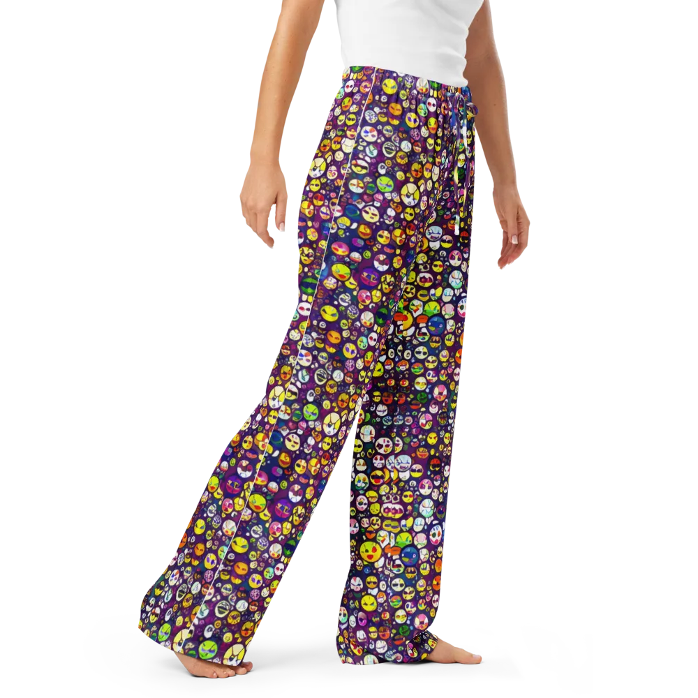 Mosaic Moods on Women's Pajama Pants — Right Front