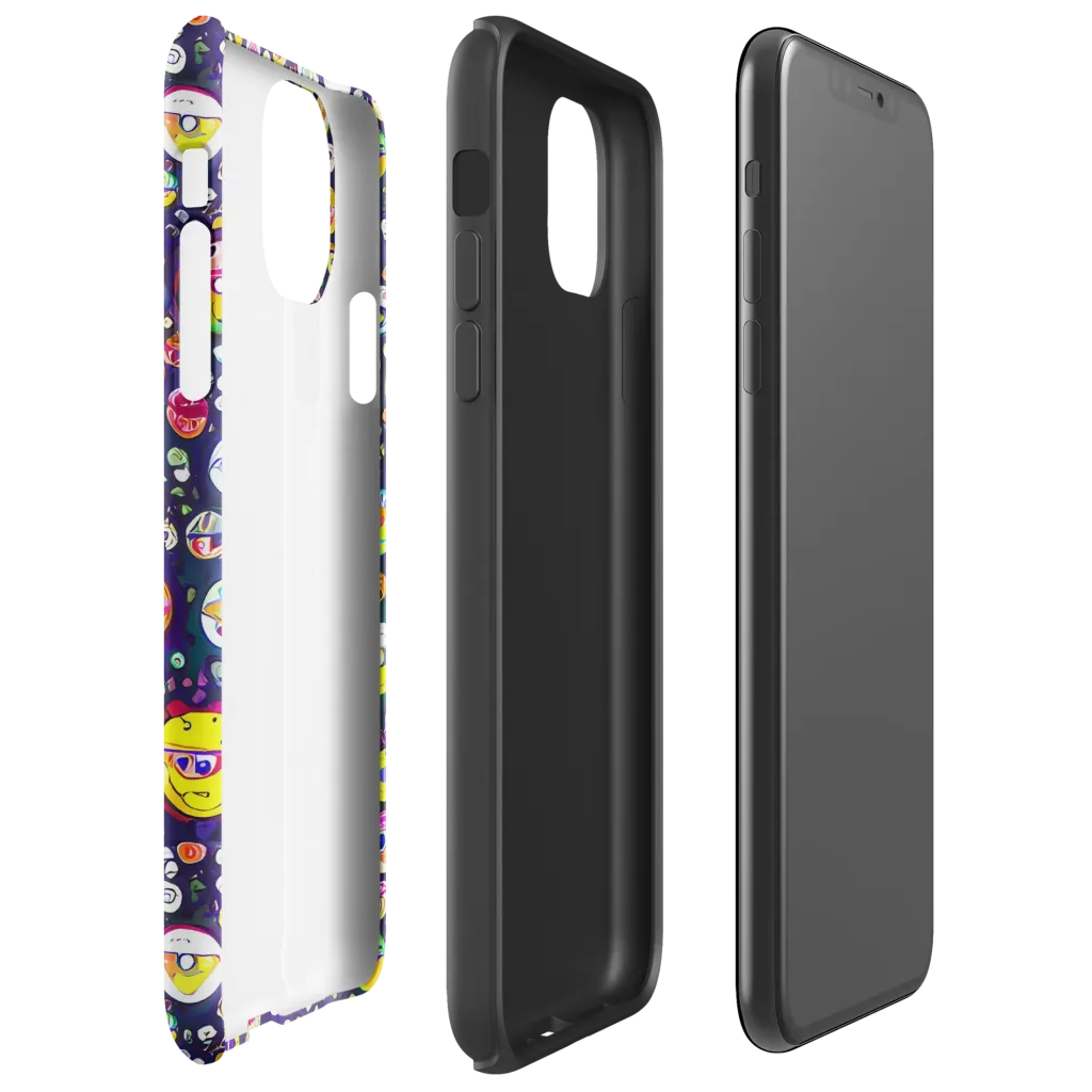 Whimsical Eyescape on Tough Case for iPhone® — Right