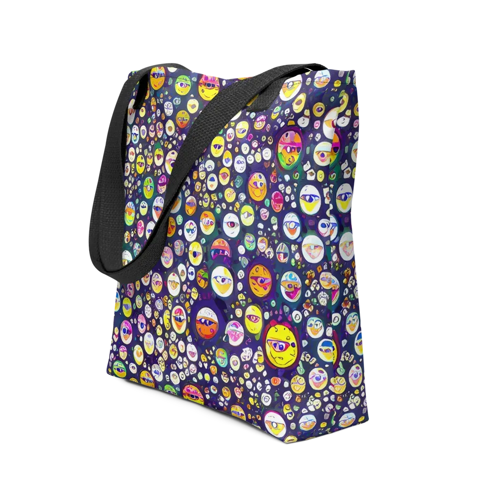 Whimsical Eyescape on Tote Bag — Front