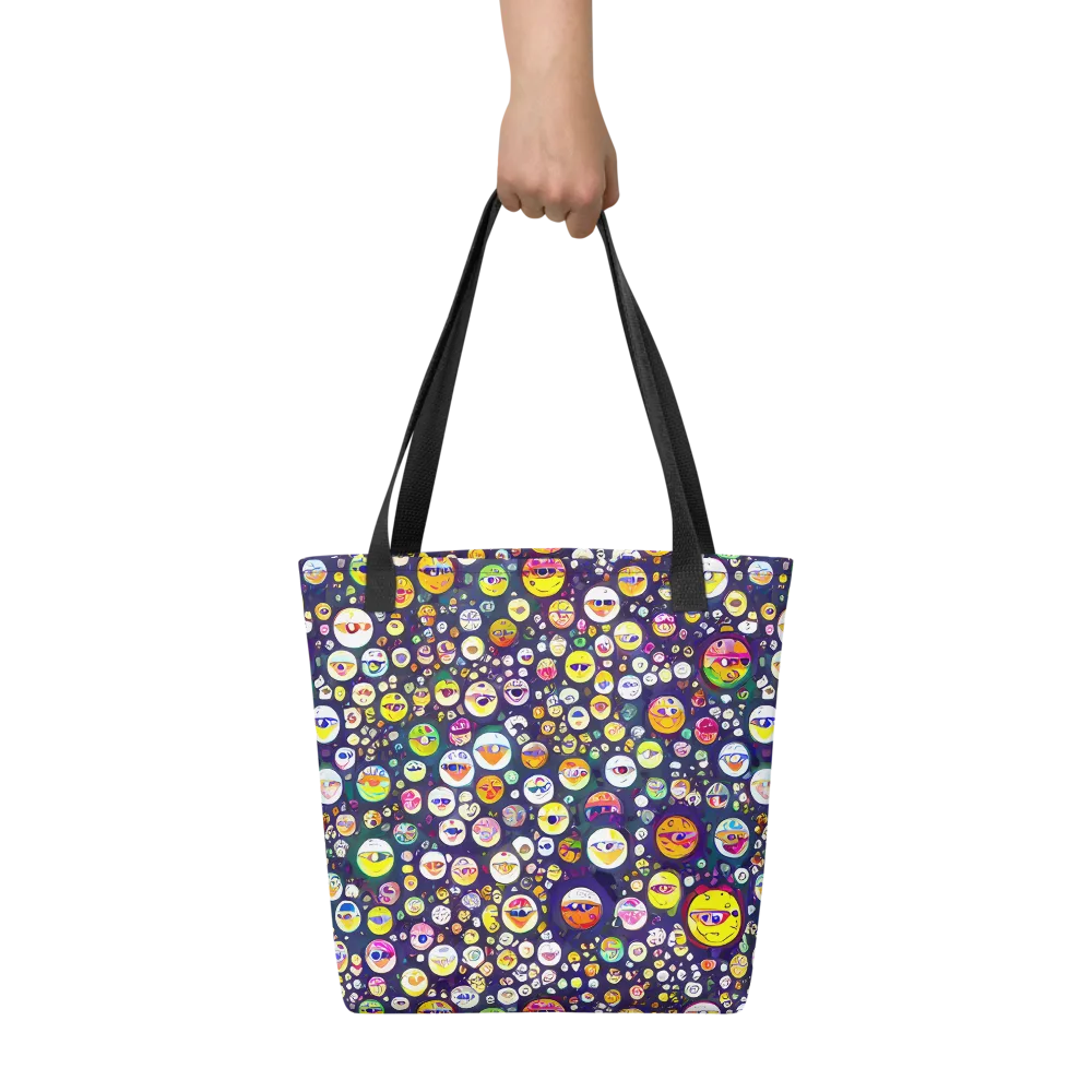 Whimsical Eyescape on Tote Bag — Front