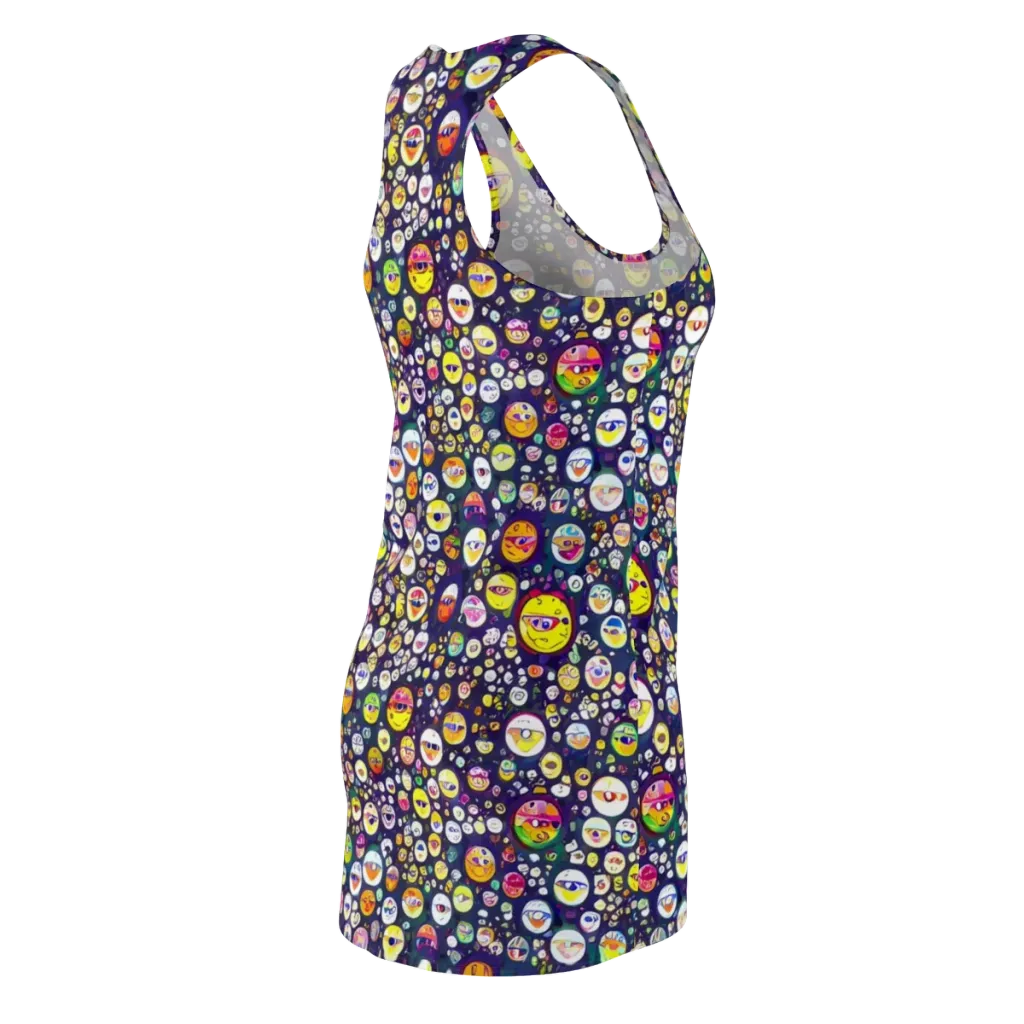 Whimsical Eyescape on Racerback Dress — Back Side