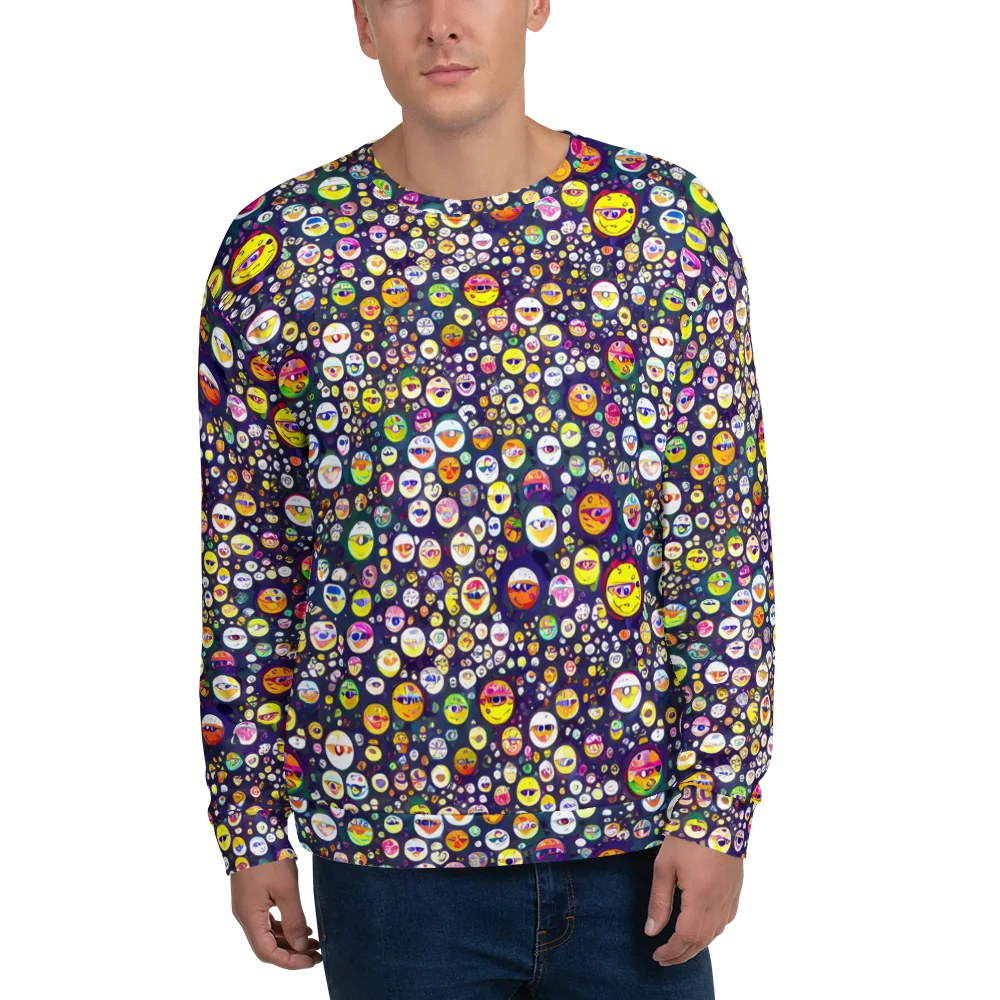 Whimsical Eyescape on Sweatshirt — Front