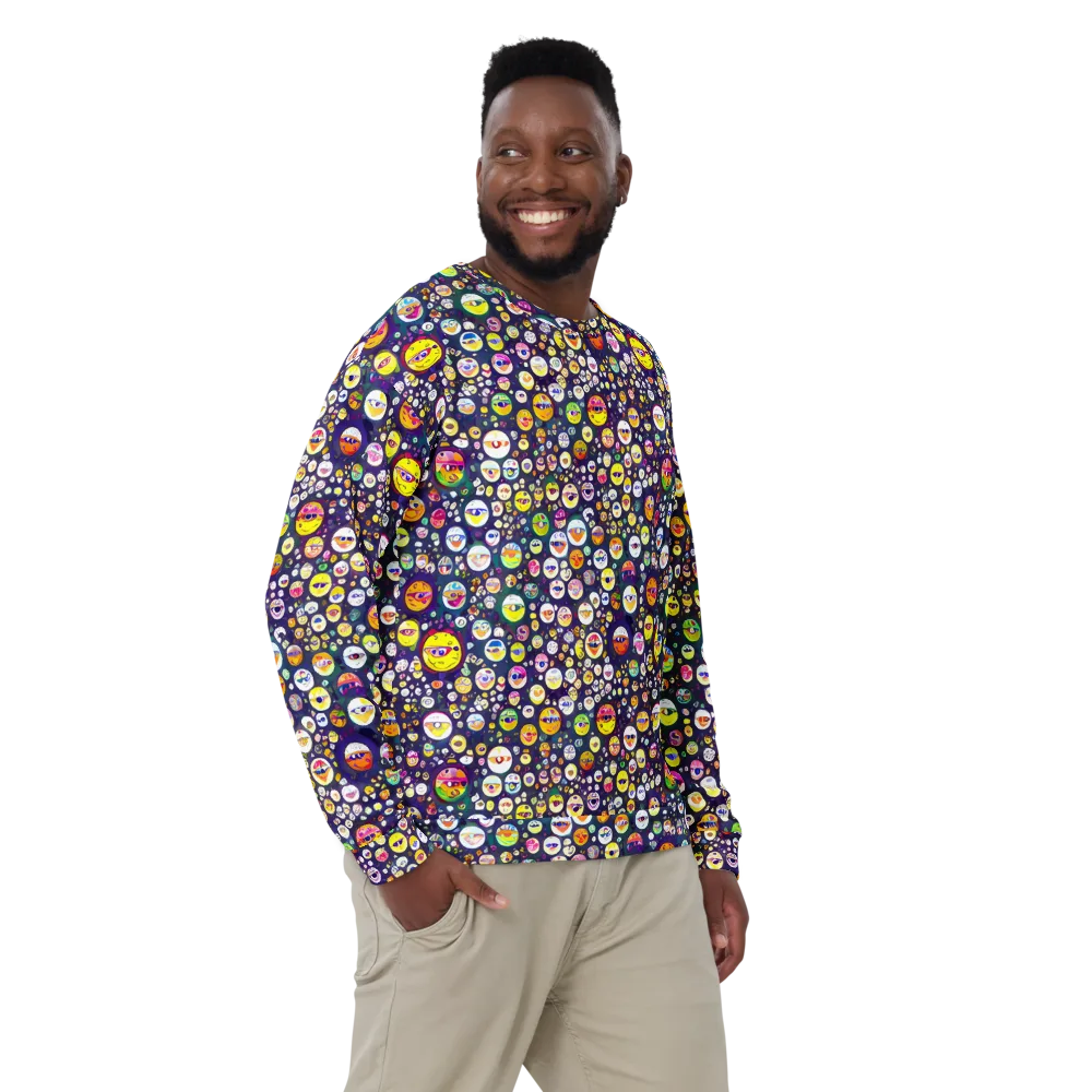 Whimsical Eyescape on Sweatshirt — Front