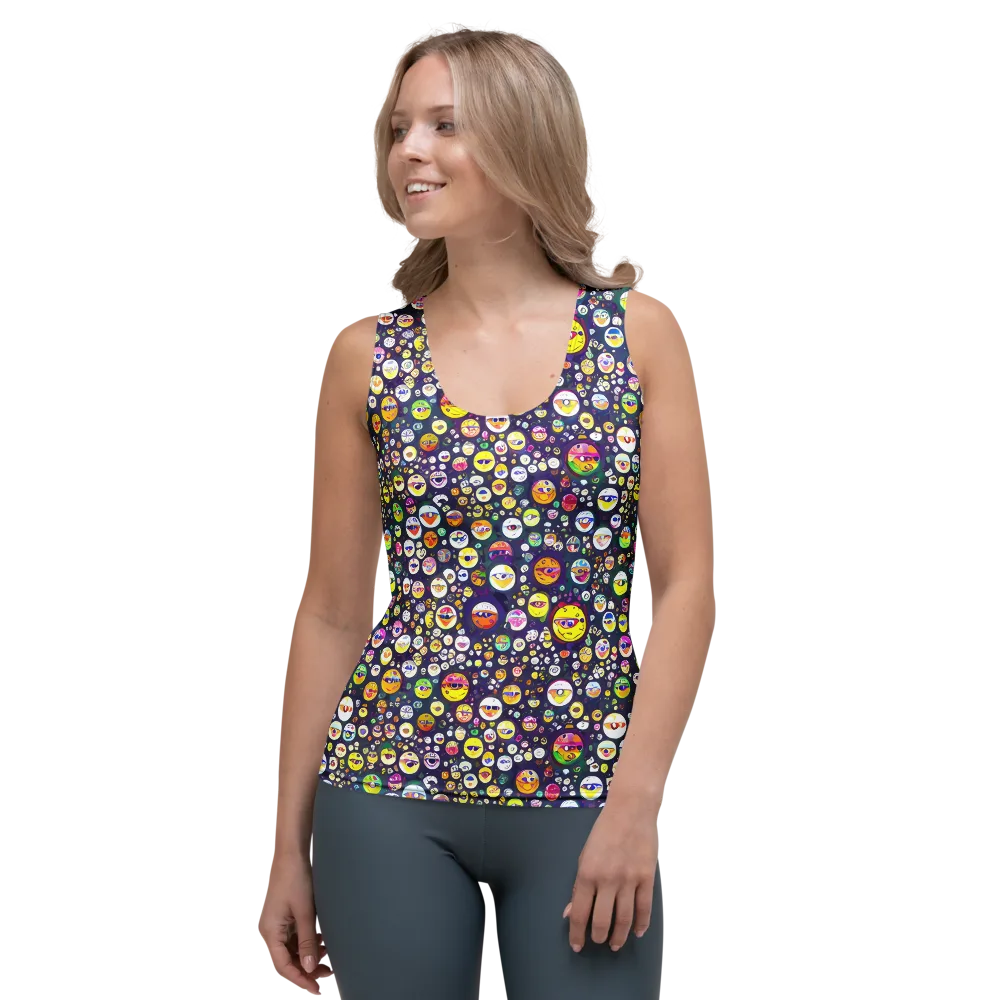 Whimsical Eyescape on Women's Tank Top — Front
