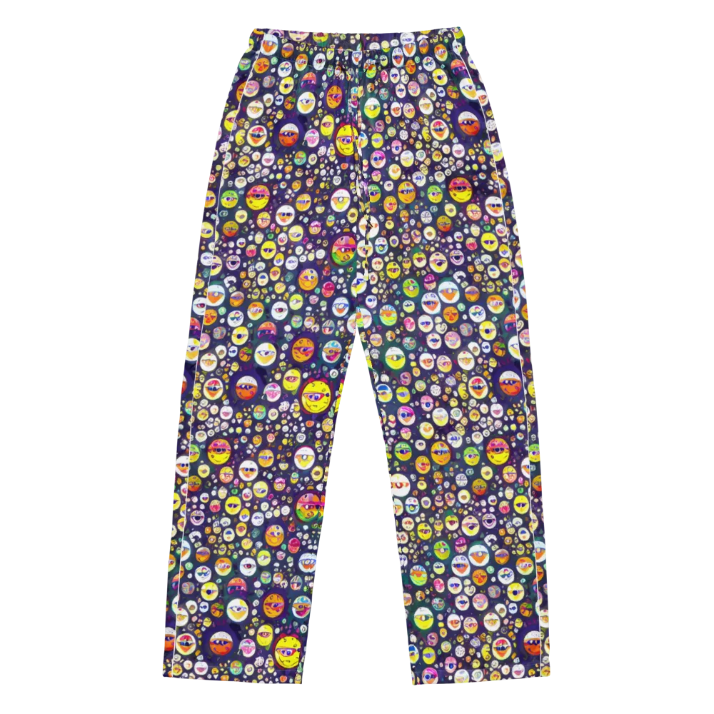 Whimsical Eyescape on Women's Pajama Pants — Front