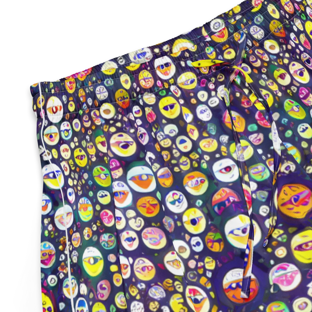 Whimsical Eyescape on Women's Pajama Shorts — Product details