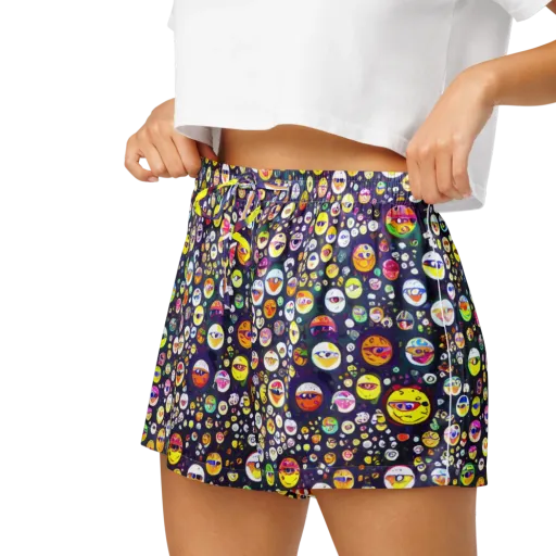 Whimsical Eyescape on a Women's Pajama Shorts