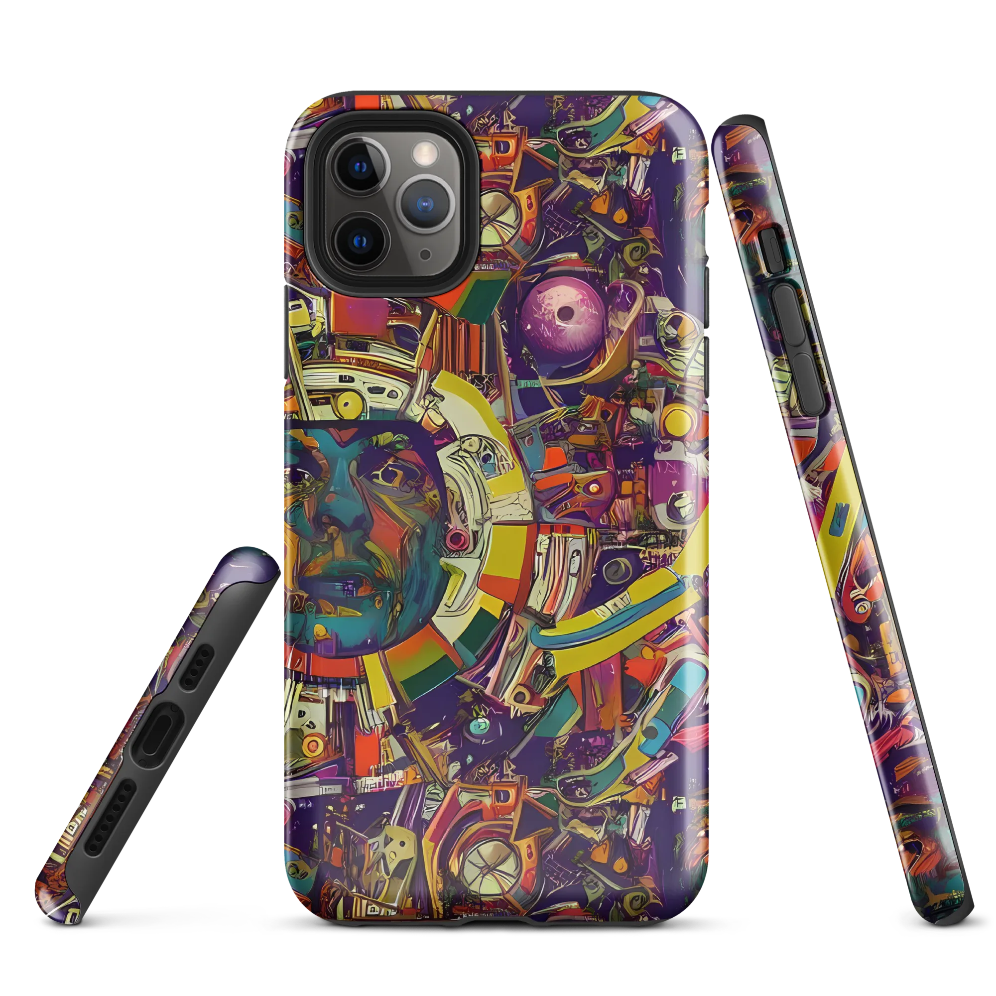 Cosmic Collage on Tough Case for iPhone® — Front