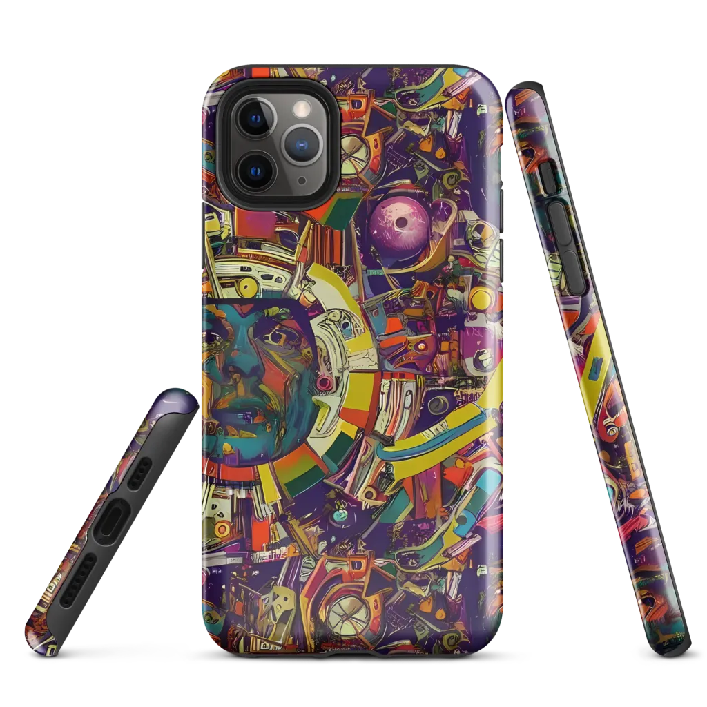 Cosmic Collage on Tough Case for iPhone® — Front