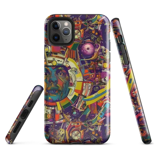 Cosmic Collage on a Tough Case for iPhone®