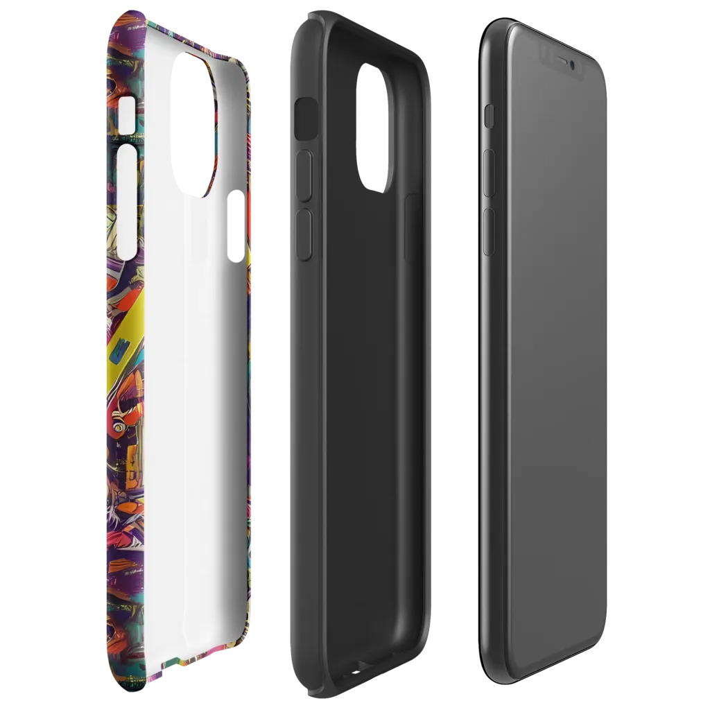 Cosmic Collage on Tough Case for iPhone® — Right