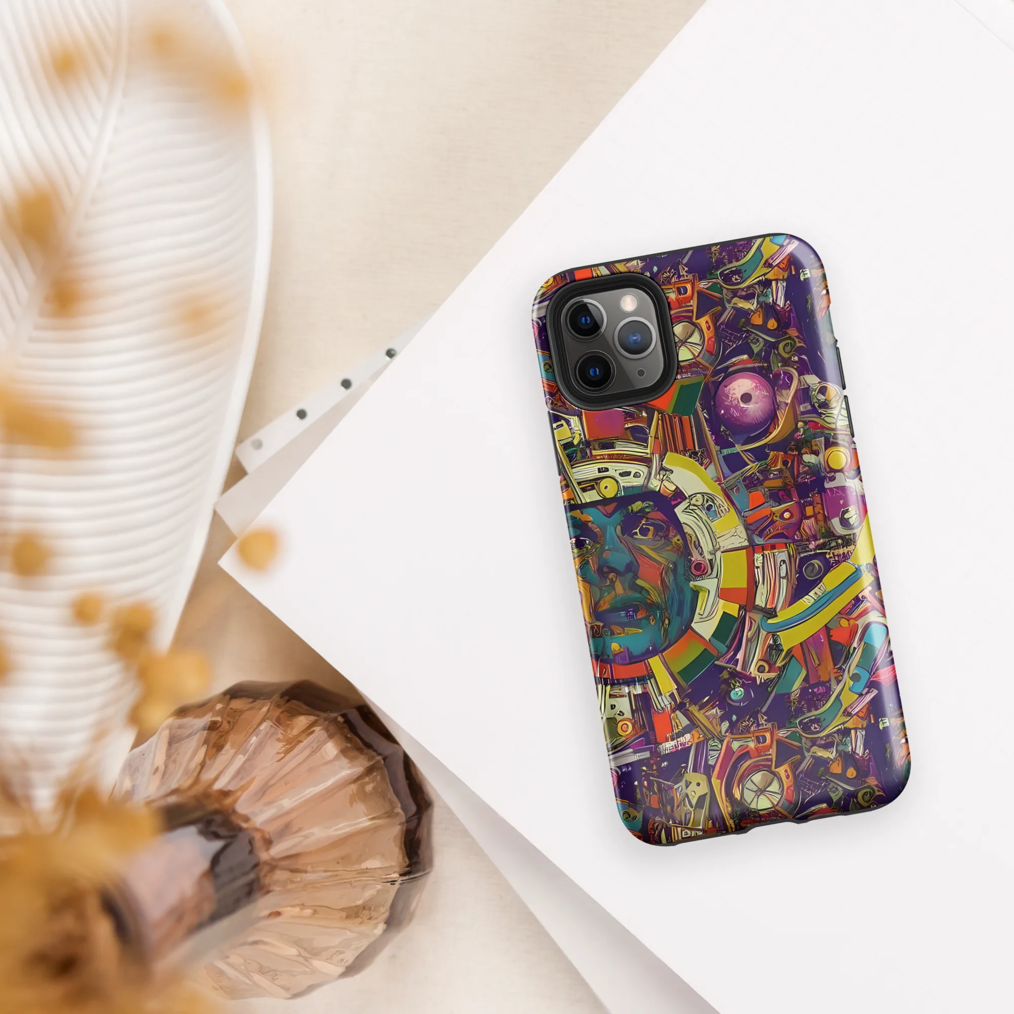 Cosmic Collage on Tough Case for iPhone® — Front