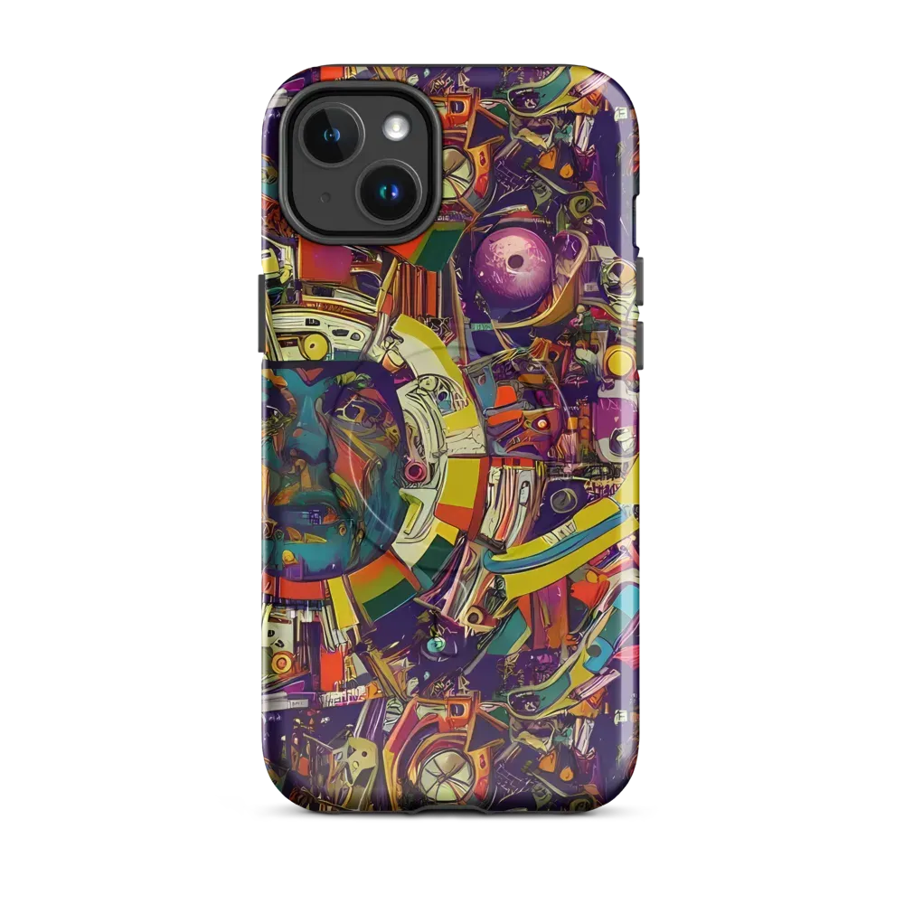 Cosmic Collage on MagSafe Tough Case for iPhone® — Front