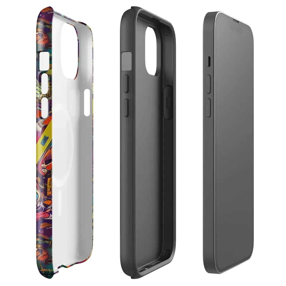 Cosmic Collage on MagSafe Tough Case for iPhone® — Front