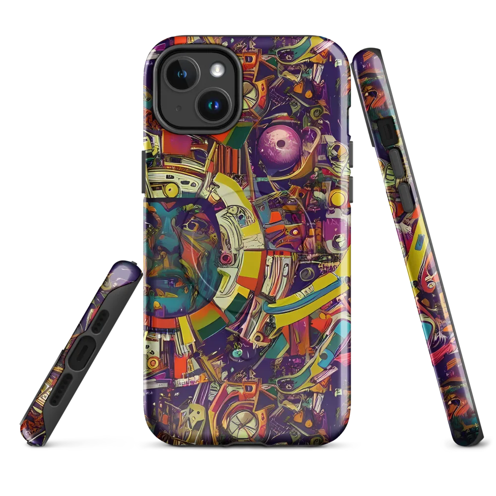 Cosmic Collage on MagSafe Tough Case for iPhone® — Front