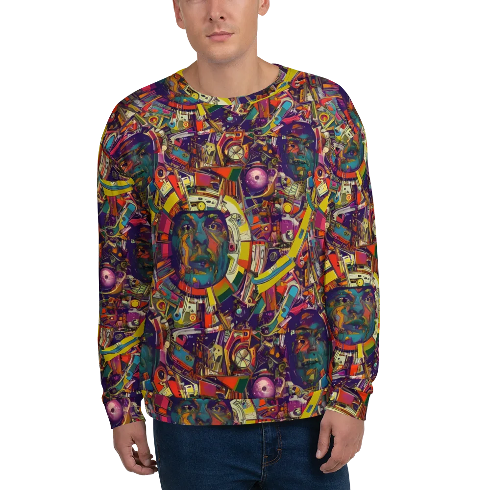 Cosmic Collage on Sweatshirt — Front