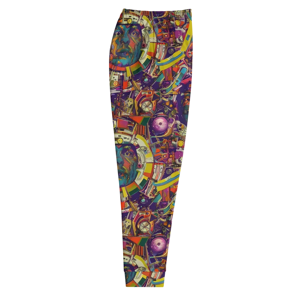 Cosmic Collage on Men's Joggers — Right