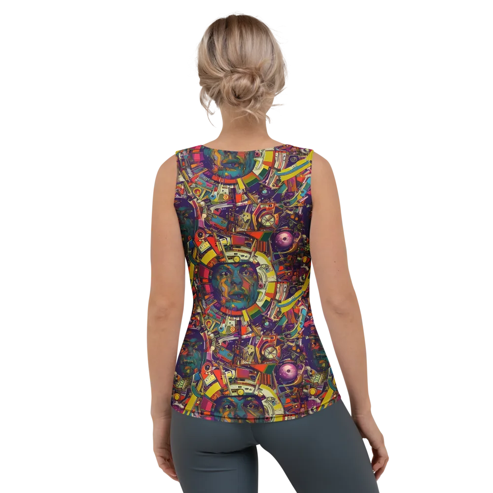 Cosmic Collage on Women's Tank Top — Back