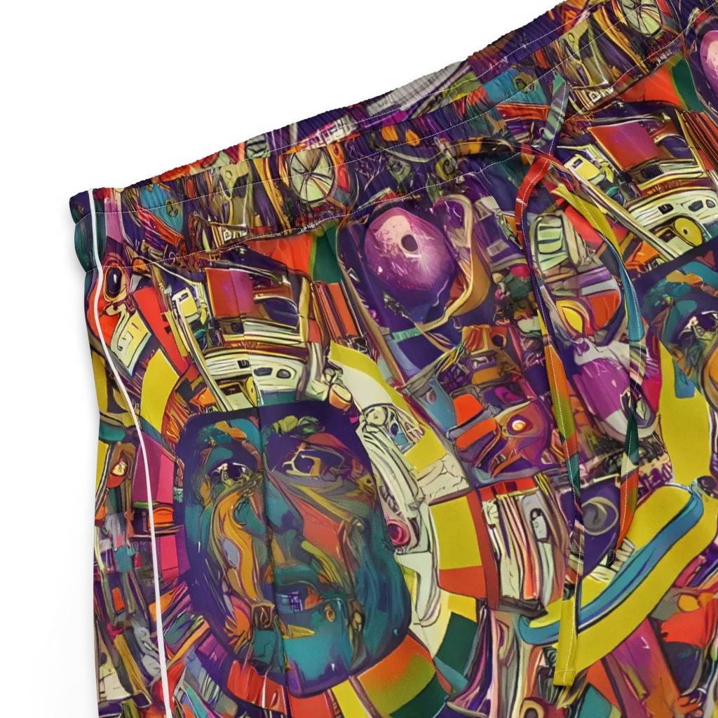 Cosmic Collage on Women's Pajama Shorts — Product details