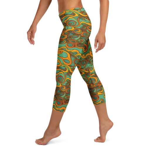 Nebula Nodes on a Capri Leggings
