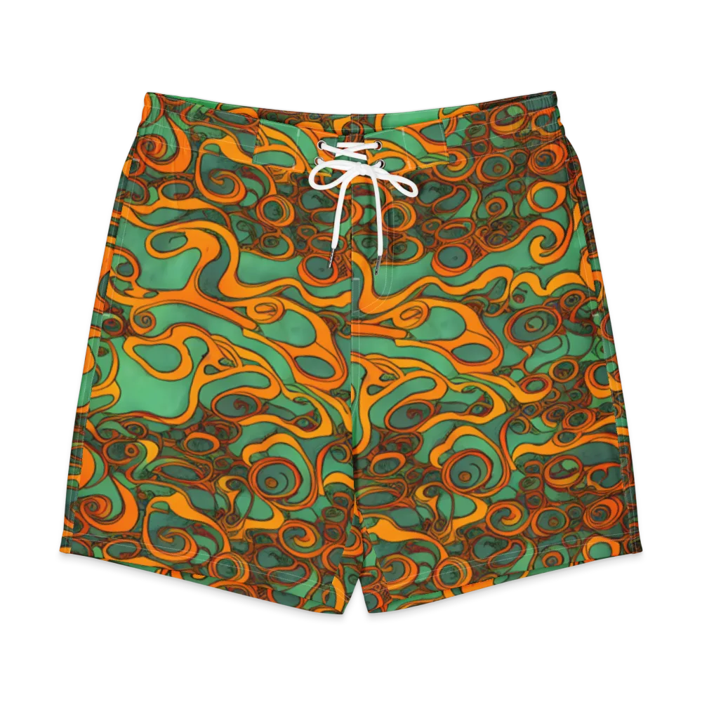 Nebula Nodes on Men's Board Shorts — Front