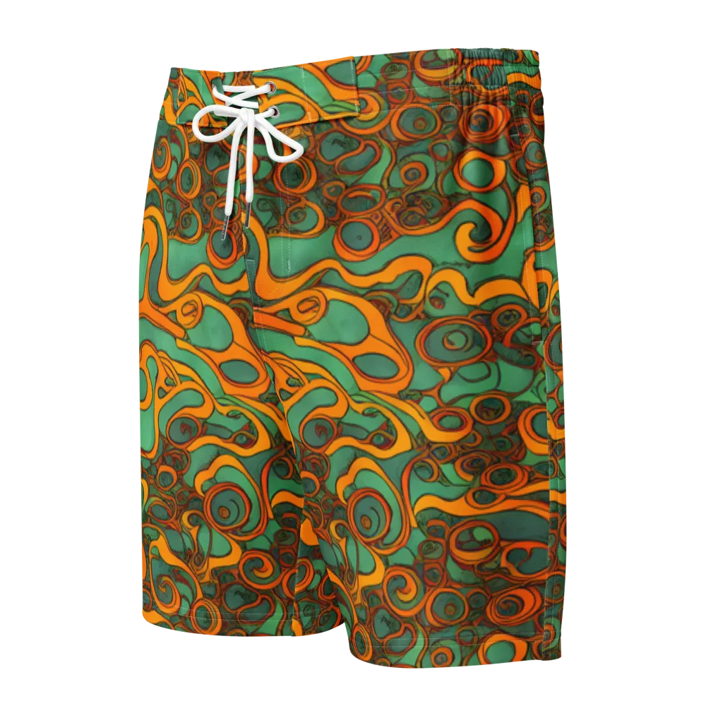 Nebula Nodes on Men's Board Shorts — Front