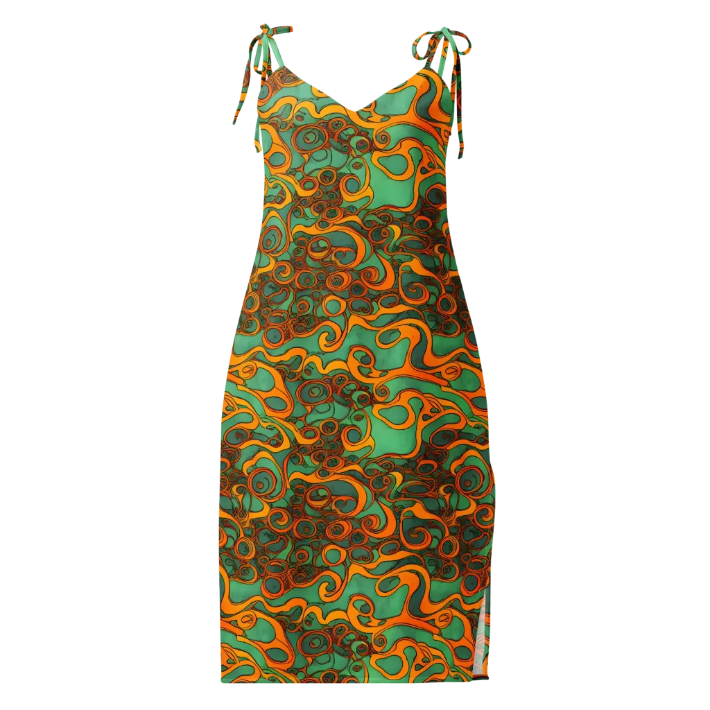 Nebula Nodes on Slip Dress — Front