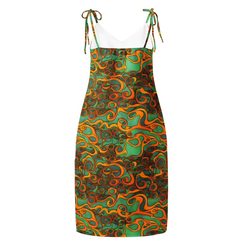 Nebula Nodes on Slip Dress — Back