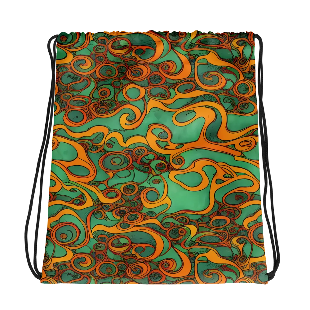 Nebula Nodes on Drawstring Bag — Photo