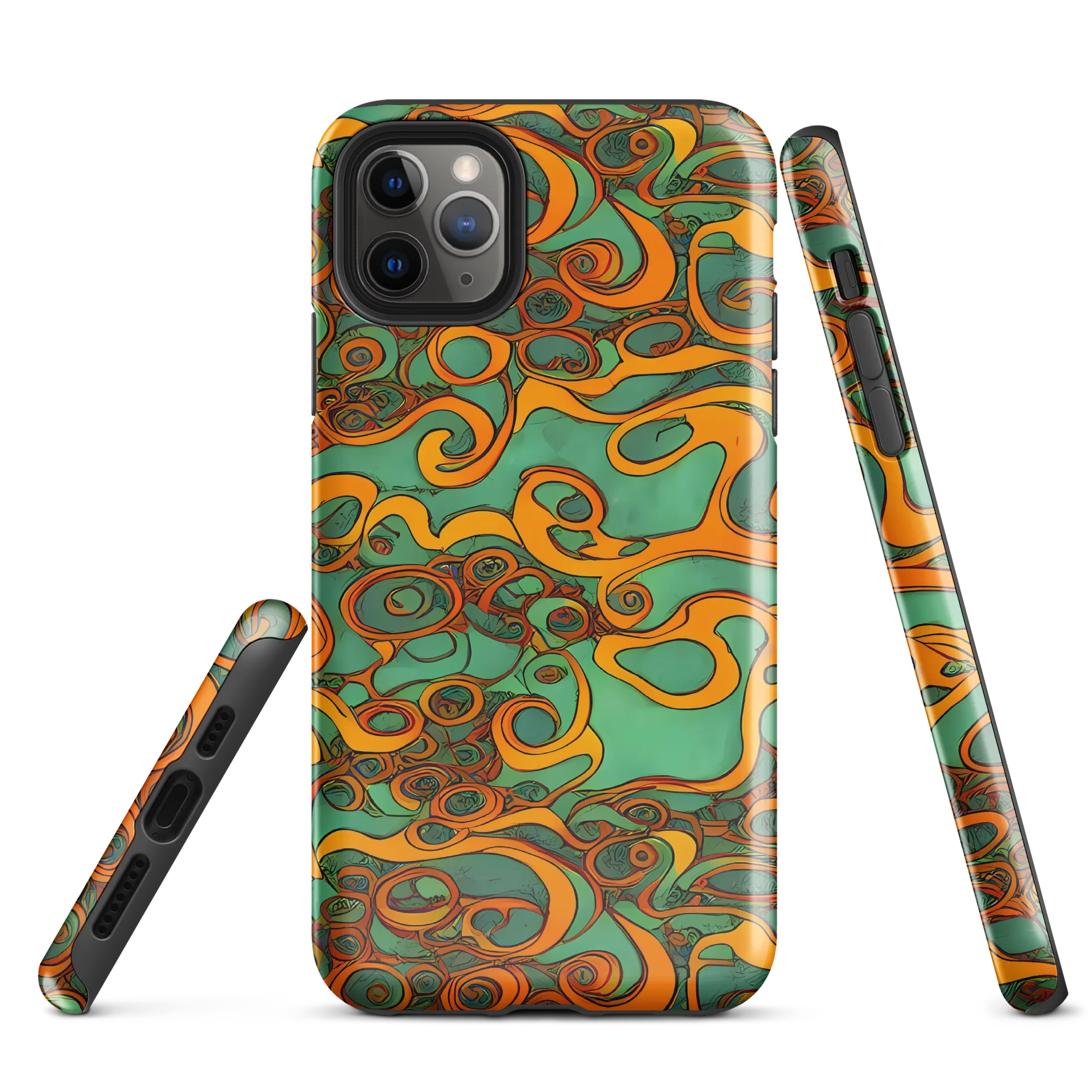 Nebula Nodes on Tough Case for iPhone® — Front