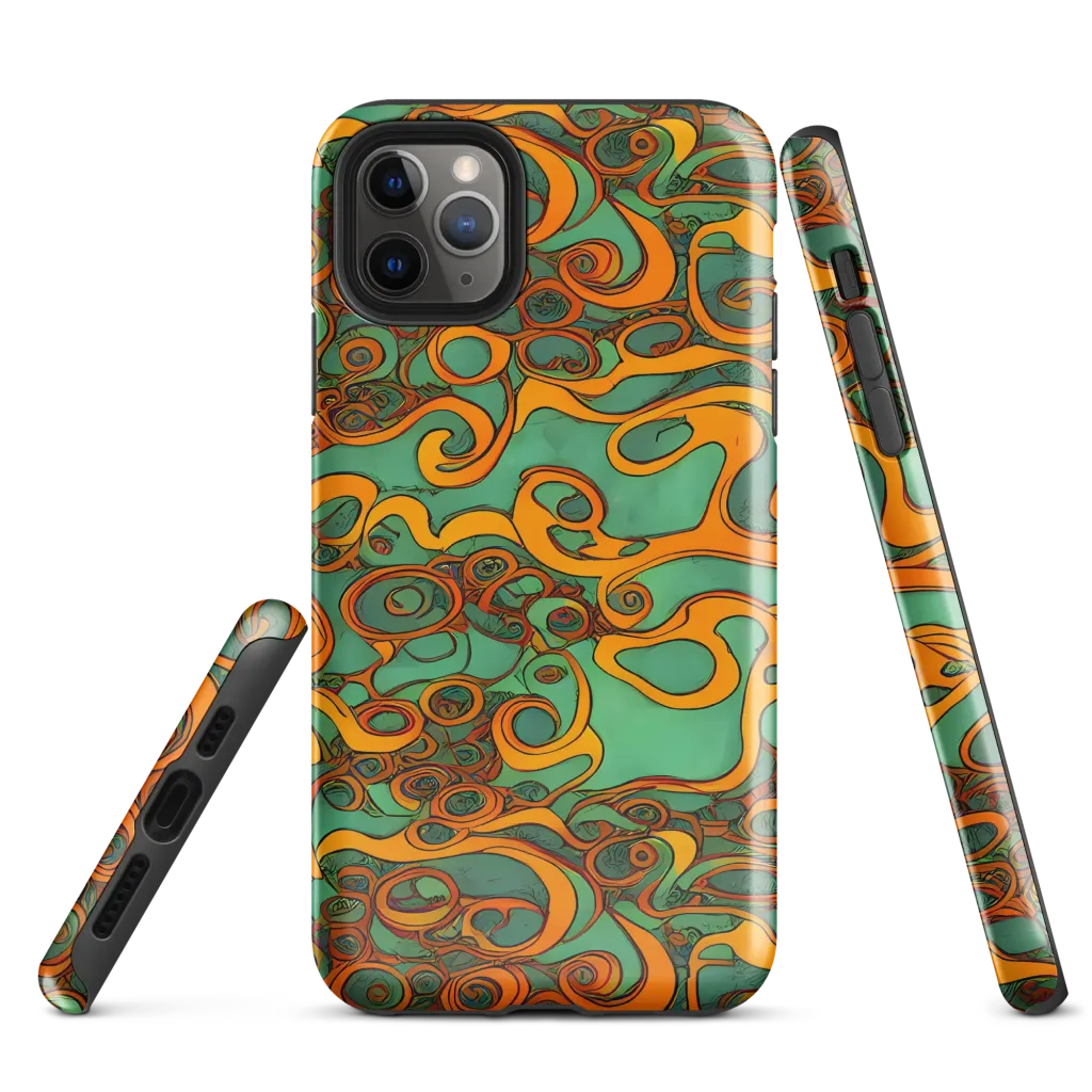 Nebula Nodes on Tough Case for iPhone® — Front