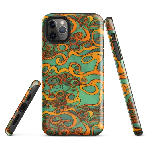 Nebula Nodes on a Tough Case for iPhone®