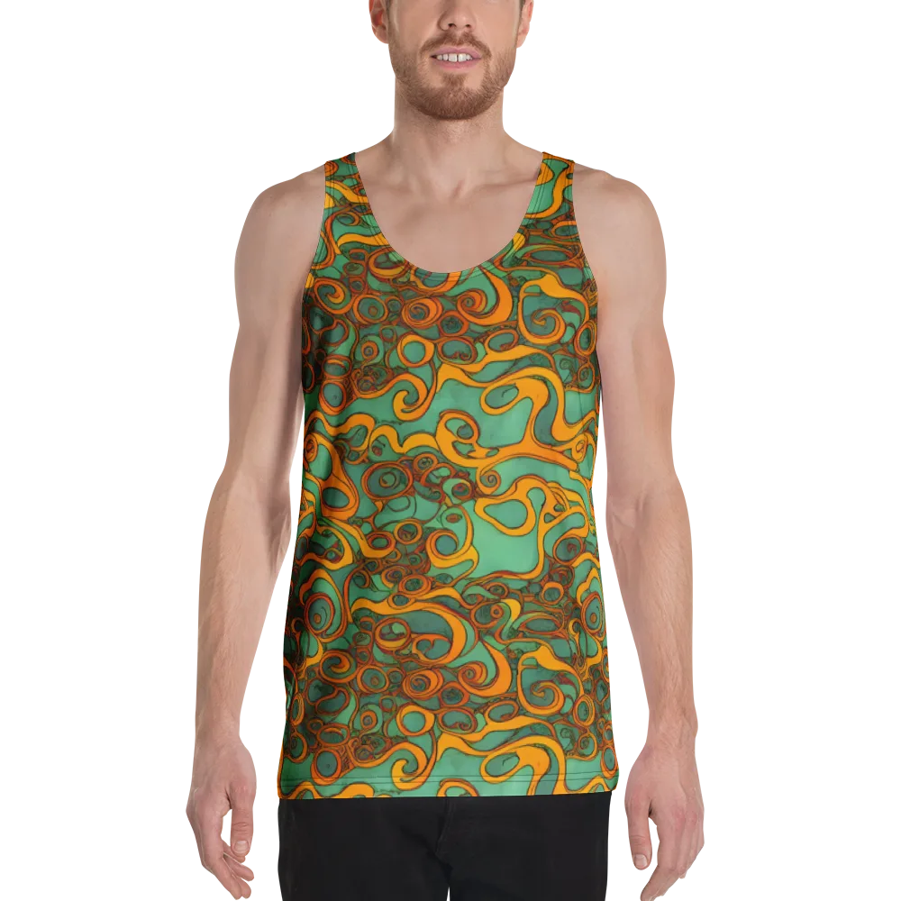 Nebula Nodes on Men's Tank Top — Front
