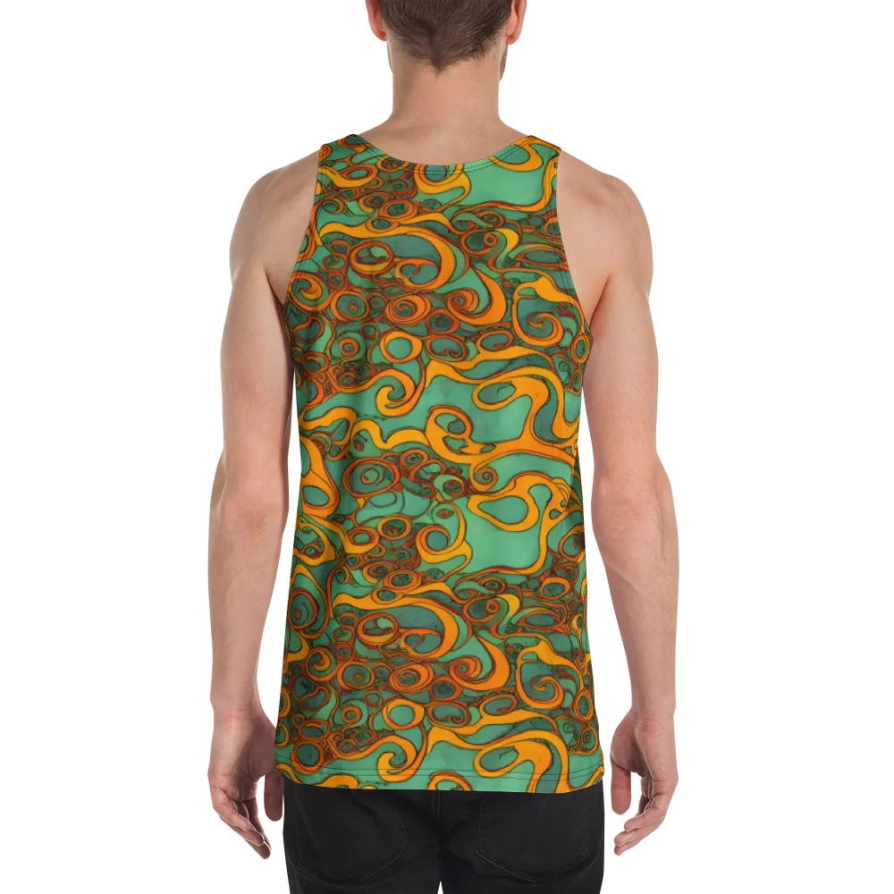 Nebula Nodes on Men's Tank Top — Back