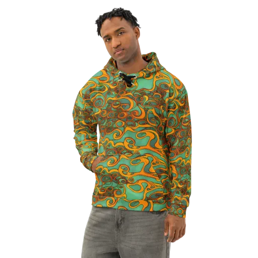 Nebula Nodes on a Cotton Hoodie