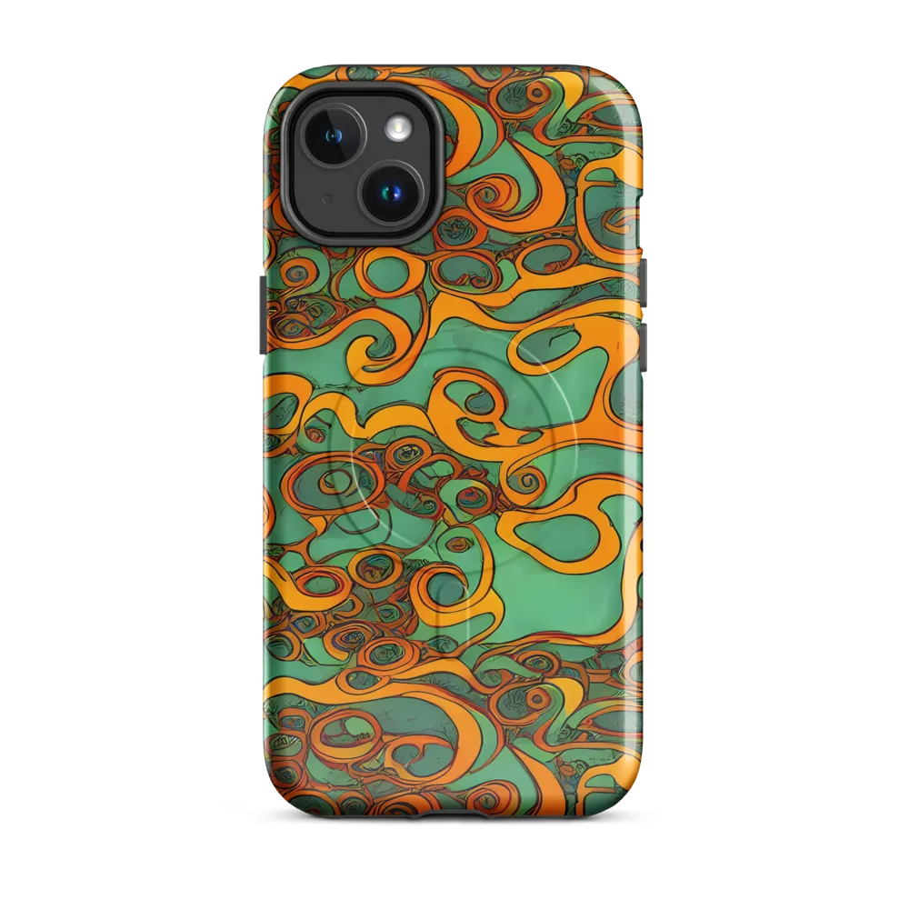 Nebula Nodes on MagSafe Tough Case for iPhone® — Front