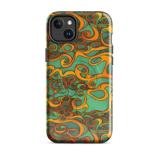 Nebula Nodes on a MagSafe Tough Case for iPhone®