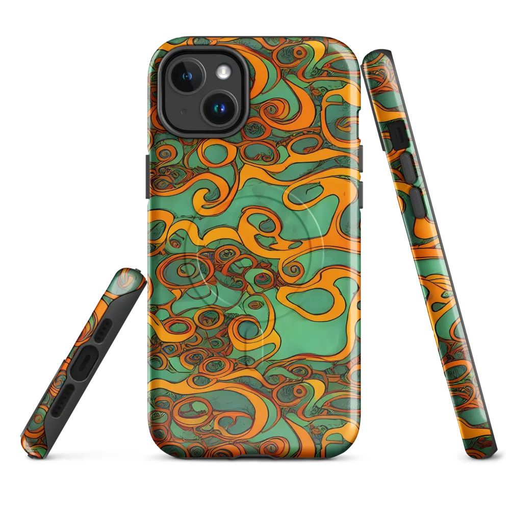 Nebula Nodes on MagSafe Tough Case for iPhone® — Front