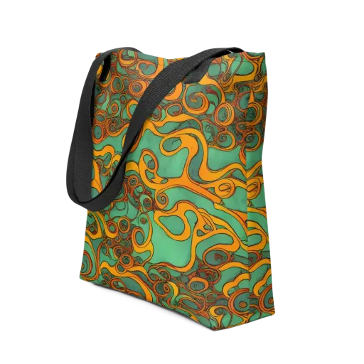Nebula Nodes on a Tote Bag